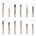 thumbnail image 4 of 1 Set Eye Makeup Brushes Travel Makeup Brush Set Eyeshadow Eyebrow Eyeliner Makeup Brushes Set Champagne, 4 of 6