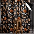 thumbnail image 6 of Halloween Disposable Tablecloth 54x108Inch, Black Pumpkin Design Party Cloth, Waterproof Plastic Table Cover for Indoor Outdoor Dining Buffet Decor, 6 of 7