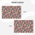 thumbnail image 3 of Rocae Foxes Printed Heat Resistant Place Mats,Classic Hemstitch Cloth Fabric Placemats Imitation Linen Place Mat Table Mats 18x12 inch, 3 of 5