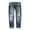 Dark Blue, variant on JHLZHS Womens Wide Leg Pants Petite Women'S Fashion Football Print Jeans Print Ripped Casual Denim Pants for Women Plus Size Maternity Pants Black Dress Pants Women High Waisted Petite