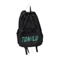 thumbnail image 3 of Mochila con cordón, moderna, ideal para baloncesto, , gimnasio, viajes y senderismo. Negro, 3 of 8
