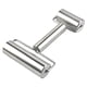 thumbnail image 1 of Rodillo de amasar de acero inoxidable liso para repostería y pizza, rodillo de metal para cocina Rodillo doble, 1 of 8