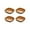 4PC, variant on Nkmbld 8Pcs Modern Shape Dinnerware Dishes Set for Kitchen, Wood Grain Cardboard Flat Wood Plank Brown Dessert Plate for Family Dinners Tableware Decorations Sets, Multicolor