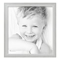 thumbnail image 2 of ArtToFrames 19" x 20" Metro Ice Silver Black Picture Frame, 19x20 inch Silver Wood Poster Frame (WOM-5247),  Pack, 2 of 7