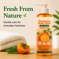 thumbnail image 3 of Persimmon Deodorizing Body Wash, 3.38oz Natural Botanical Extract Gentle Refreshing Shower Gel for Men & Women, Long Lasting Fresh, 3 of 7