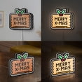 thumbnail image 2 of Merry Christmas 3D Novelty Light Box, Custom Text Option, Classic Ornament Holiday Light for Festive Decor (Height 24 inch, 60cm), 2 of 9