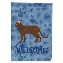Carolines Treasures CK4992GF Suphalak Cat Welcome Flag Garden Size Small multicolor