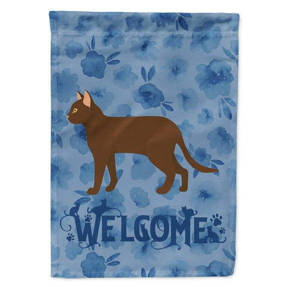 Carolines Treasures CK4992GF Suphalak Cat Welcome Flag Garden Size Small multicolor