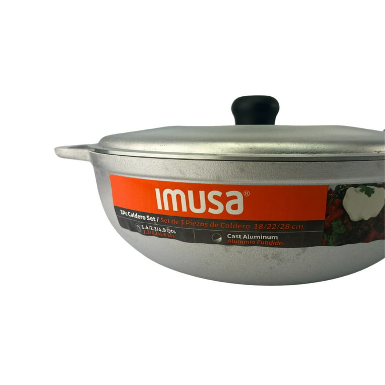 IMUSA Caldero 3-pc. Cookware Set, 30 cm. 24 cm. and 18 cm