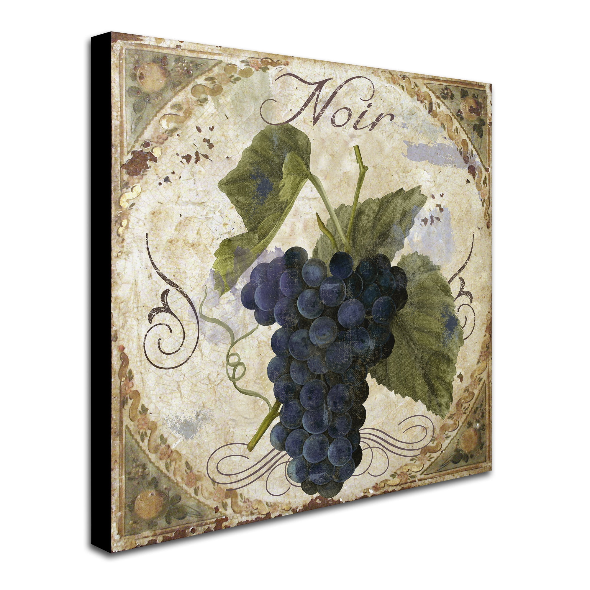 Trademark Fine Art "Tuscany Table Noir" Canvas Art by Color Bakery