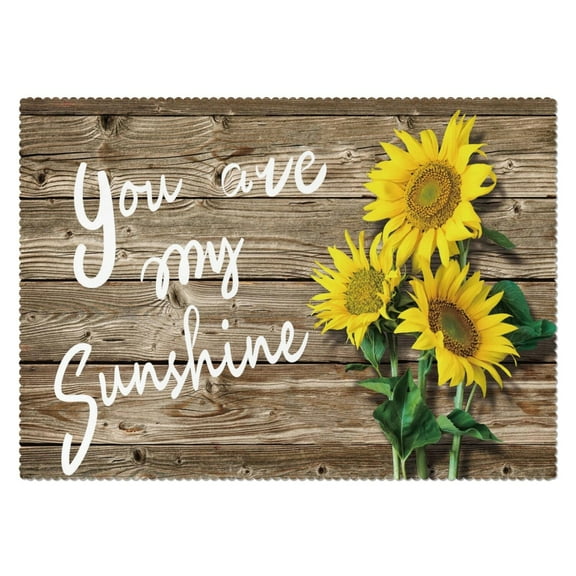 Rectangle Waterproof Tablecloth You Are My Sunflower Reusable Indoor/Outdoor Durable Table Cover for Kitchen and Dining Room 60 Inch X 84 Inch