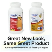 (2 pack) Equate Fiber Therapy Calcium Polycarbophil Caplets, 625 mg, 140 Count, Compare to FiberCon® Active Ingredient