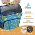 thumbnail image 4 of Tropical Banana Lover Cooler Backpack, Leakproof and Insulated Lunch Bag with Cute Yellow Fruit Design, 4 of 6