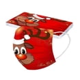 thumbnail image 3 of Cubierta Facial De Navidad De Una Sola Vez Para Adultos Linda Cubierta Facial Impresa De Navidad Transpirable 3Ply Earloop Boca Cubierta 50 Uds. Yuarrent HA038711-00, 3 of 6