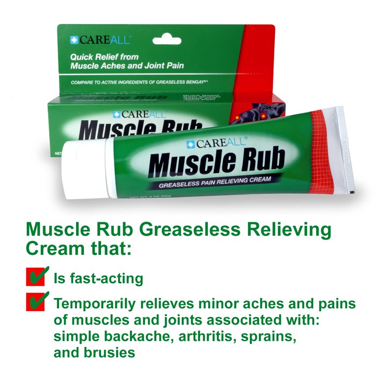 CareAll Muscle and Joint Pain Relief Menthol Topical Gel 3 oz