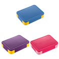 thumbnail image 3 of Mosiee Boîte à Lunch pour Enfants 1330Ml Boîte à Lunch Enfants Étanche avec 5 Compartiments, 3 of 9