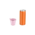 thumbnail image 3 of 2"x2" Small Metal Bucket Colorful Buckets Cute Candy Tiny Decorative Pails with Handles Pink 3 Pack, 3 of 6