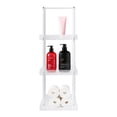 thumbnail image 4 of ToppiJoy 3 Tier Acrylic Standing Shower Caddy, Clear Shower Organizer Stand with Handle, 4 of 11