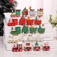 thumbnail image 2 of Ornament Wooden Train Toy For Christmas Tabletop Room Decoration Optional Color, 2 of 8