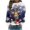 Dark Blue, variant on SRZYMJ Christmas Sweaters Ladies Casual Cool Santa Printed Round Neck Long Sleeved Lightweight Hoodie Top