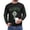 Black, variant on Men's St. Patrick's Day Sláinte Celtic Cross Crew Neck Sweatshirt Long Sleeve Pullover