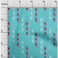 thumbnail image 1 of oneOone Polyester Lycra Fabric Arrow Sign Kasuri Print Fabric By The Yard 56 Inch Wide, 1 of 4