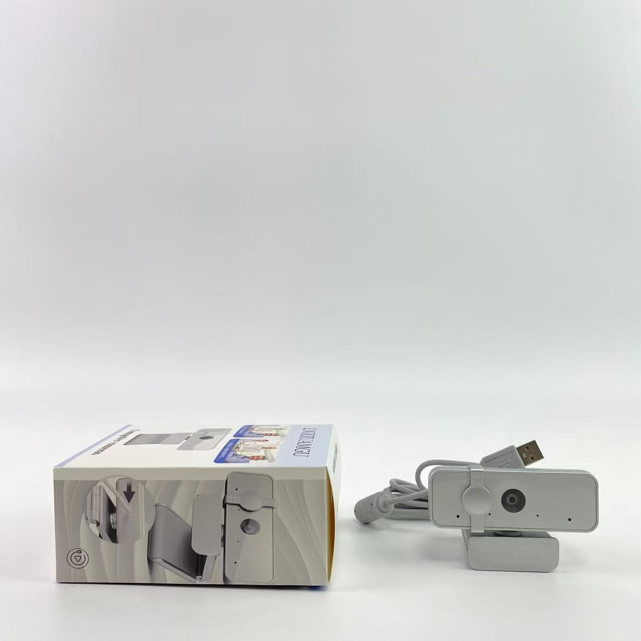 LNXIUAMGU Computer cameras,HD 1080p Webcam (300 FHD) - Monitor Camera with 95° Wide Angle, 360° Rotation Pan & Tilt, Dual Microphones