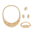thumbnail image 3 of Xihbxyly Conjunto de Joyas para Mujer, Elegante Colección de 5 Accesorios, Impresionantes Piezas de Aleación de Oro, Estilo Moderno para Cualquier Ocasión, Regalo Perfecto para Mujer, Empaque de Alta, 3 of 7