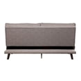 thumbnail image 5 of Lexicon Mackay Upholstered Click Clack Convertible Sofa in Brown, 5 of 5