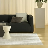 Nourison Nordic 4' x 6' Ivory Grey Scandinavian Indoor Rug