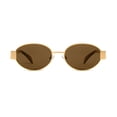 thumbnail image 3 of Gafas de Sol BUTABY Retro Ovaladas Doradas Marrón UV400 para Mujer y Hombre, 3 of 6