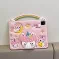 thumbnail image 3 of Cartoon Kids Tablet Case For iPad Mini 1 2 3 4 5 6 7 Air 11 6 Pro 10.2 10.9 inch iPad Air 11inch M3 (2025) Silicone CuteUnicorn Bracket Tablet Cover, 3 of 5