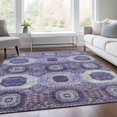 thumbnail image 5 of Dalyn Rugs Machine Washable Indoor/Outdoor Chantille Purple 9' x 12' Rug, 5 of 9