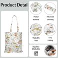 thumbnail image 2 of Floral Print Reusable Grocery Bag - Foldable & Washable Shopping Tote with Large Capacity, 2 of 6