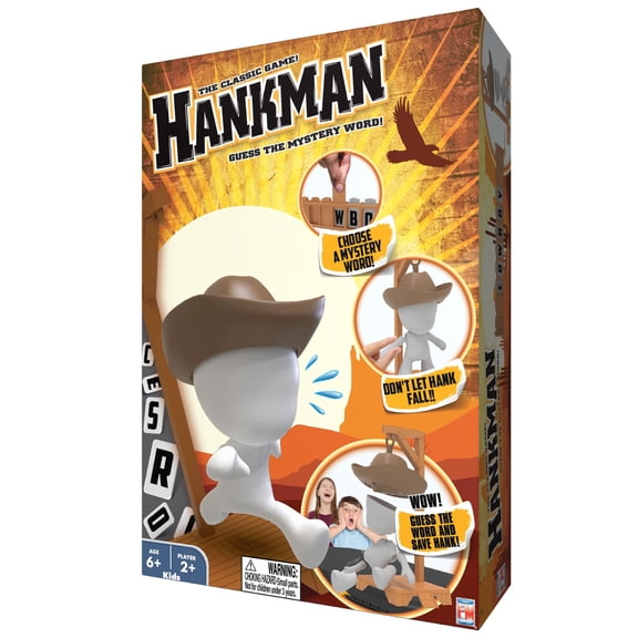 Fotorama Hankman Family Board Game, Ages 6 and Up, Wild West Theme