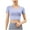B-411 Royal Blue, variant on Womens Bodycon Crop Tops 2PC Sets for Ladies Crew Neck Track Athletic Yoga Match Jogger Going Out Quick Dry 2 Piece Fake 2 Basic Summer Fall 2PC Sets 2026