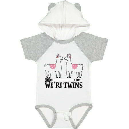 

Inktastic Llama Twin Girls Girls Baby Bodysuit