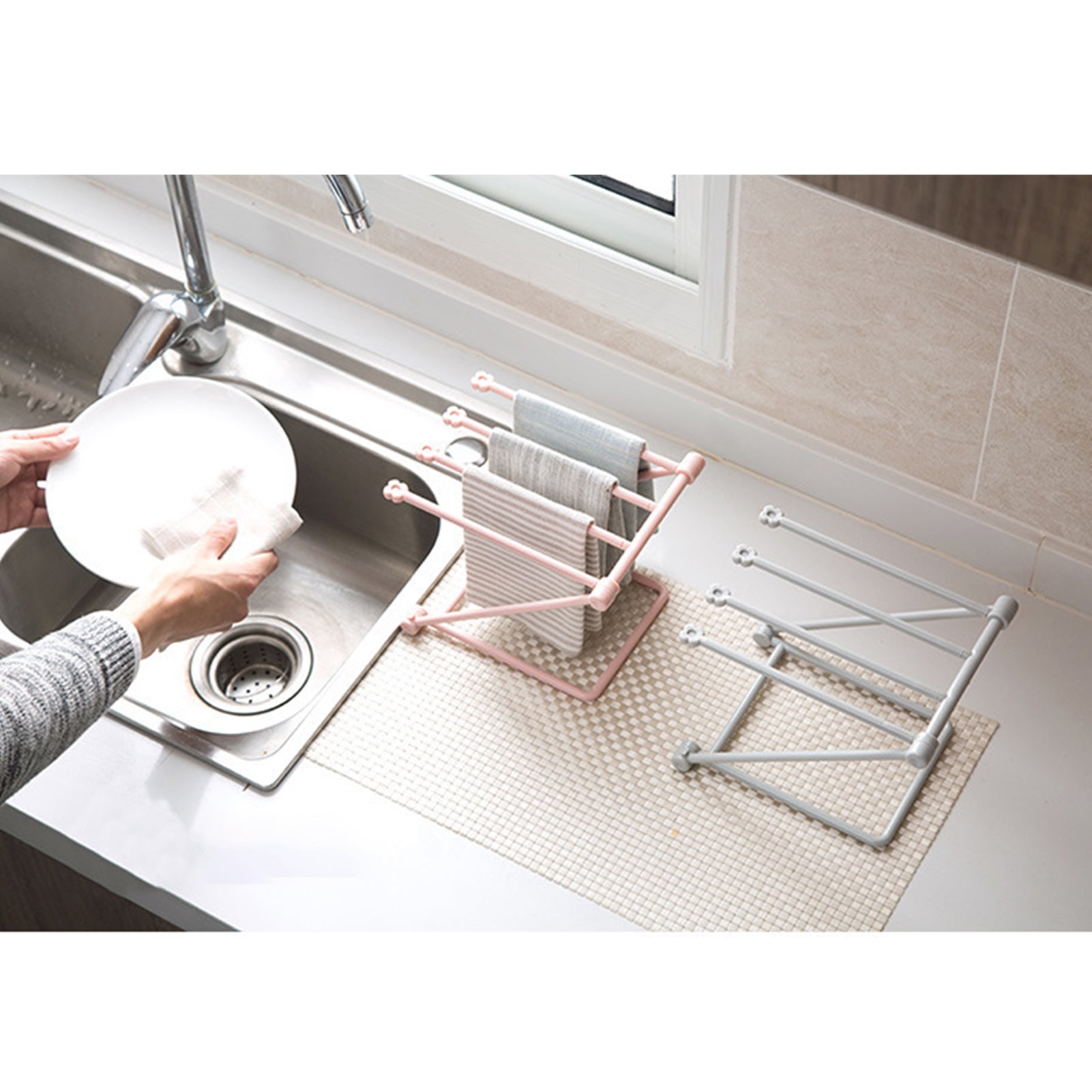 Rag Cloth Holder Folding Towel Drying Rack Washcloth Rack Rag Cloth Rack Washcloth Holder Foldable Hand Towel Holder Vertical Dish Cloth Storage Rack For Kitchen Walmart
