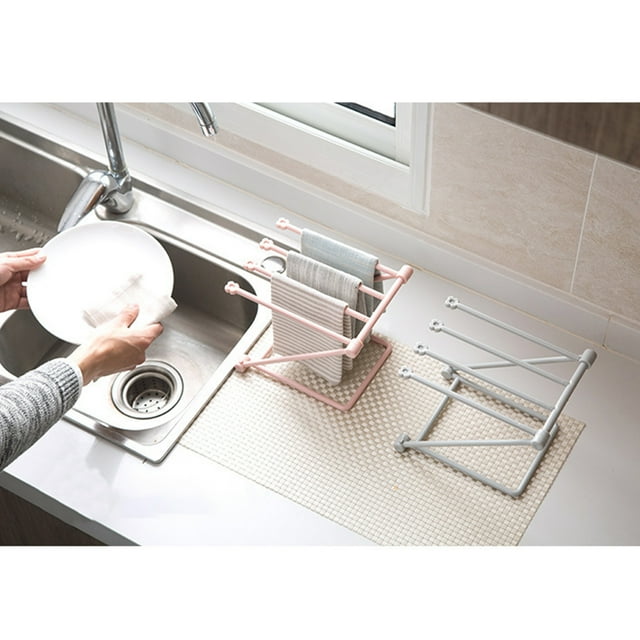 Rag Cloth Rack,Washcloth Holder Foldable Hand Arms Folding Towel Drying Rack Washcloth Holder Built for the Future
