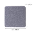 thumbnail image 2 of Raindrops 10Pcs Washer Vibration Mat Grey Anti-Walk Resistance for Use on Rugs, 2 of 6