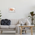 thumbnail image 2 of Stupell Brown Longhorn Cattle Family Farmhouse Animals & Insects Painting Gray Framed Art Print Wall Art, 2 of 7