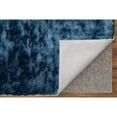 thumbnail image 4 of Feizy Indochine Modern Solid, Blue/Black, 7'6" x 9'6" Area Rug Sheen Fade Resistant Luxury & Glam Floor Rug for Living room Bedroom, 4 of 10
