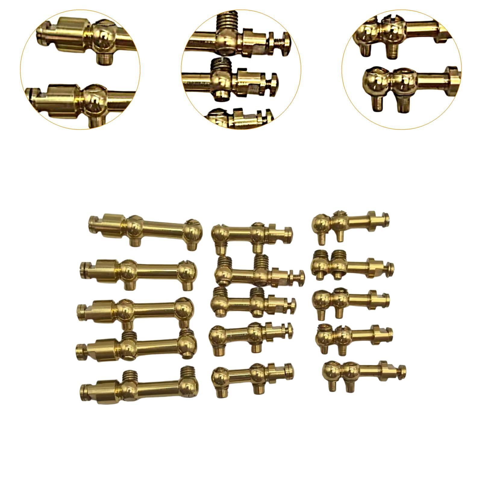 JWQFBC 15 Pieces Sax Repair Maintenance Kit Copper Musical Instrument Parts for Treble,
