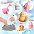thumbnail image 4 of Juguetes blandos Kawaii Squishies Mochi Anima para niños, pelotas antiestrés, juguetes para apretar, regalos de fiesta, juguetes para aliviar el estrés para regalos de cumpleaños, 4 of 5
