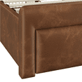 thumbnail image 4 of Yaheetech Upholstered Platform Queen Bed with Drawers and Charging Outlets, Amber Brown, 4 of 8