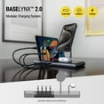 thumbnail image 6 of Scosche BL2MDP-SP BaseLynx 2.0 60W Vertical Multi-Device Charging Station w/ 3 USB-C Fast Charge Ports, 6 of 8