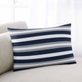 thumbnail image 2 of Farmhouse Stripes Minimalist Throw Pillow Cover, Pillowcase Protectors with Zipper, Breathable Decorative Lumbar Pillow Case Cover, Pillow Shams for Couch Sofa 12x20Inch, 2 of 7