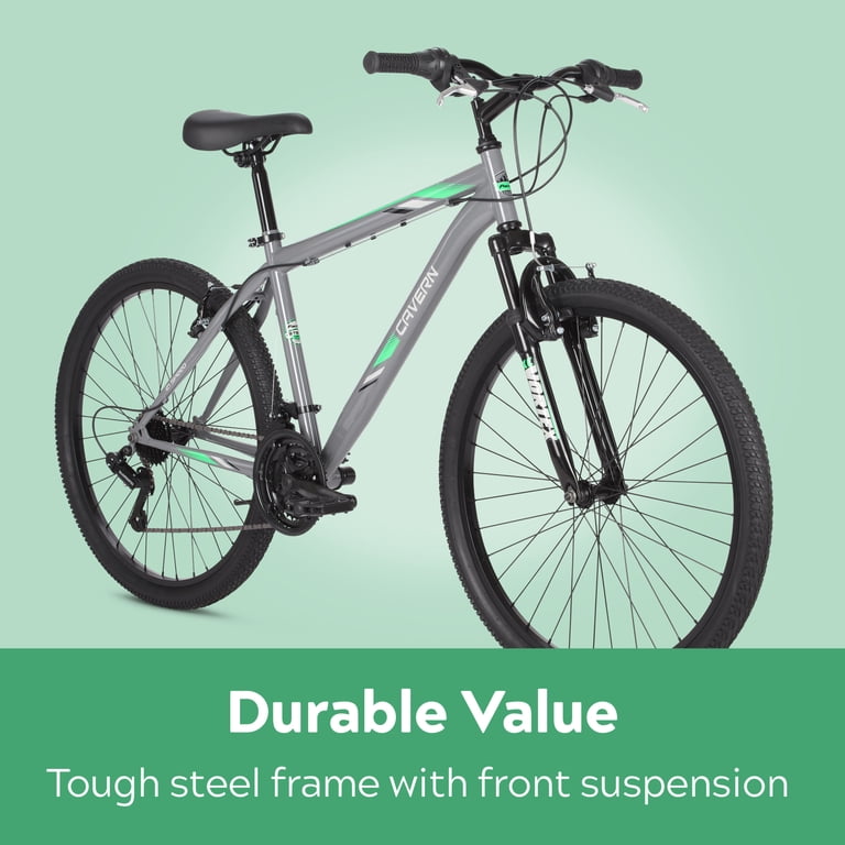 Pacific Cavern Mountain Bike, 26 Inch Wheels, Age 14+, Gray