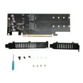 thumbnail image 2 of Adaptador Quad M.2 NVMe A PCIe 4.0 X16, Adaptador PCIE 4.0 X16 PA04 RTK 4x32Gbps Rendimiento Estable Profesional Para PC, 2 of 7