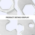 thumbnail image 5 of KONTONTY 4Pcs Small Wrench Silver Skateboard Tool for Outdoor Activities, 5 of 8